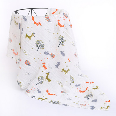 Babapólyás csecsemők bőrbarát muszlin babatakaró fürdőlepedők újszülöttek számára