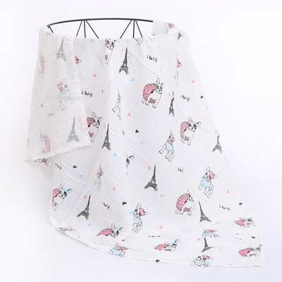 Babapólyás csecsemők bőrbarát muszlin babatakaró fürdőlepedők újszülöttek számára