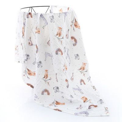 Babapólyás csecsemők bőrbarát muszlin babatakaró fürdőlepedők újszülöttek számára