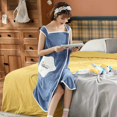 Nosivi ručnik za kupanje Ručnici od finih vlakana Mekani i upijajući Chic ručnik za jesen Hotelski kućni darovi za kupaonicu Ženski ogrtač