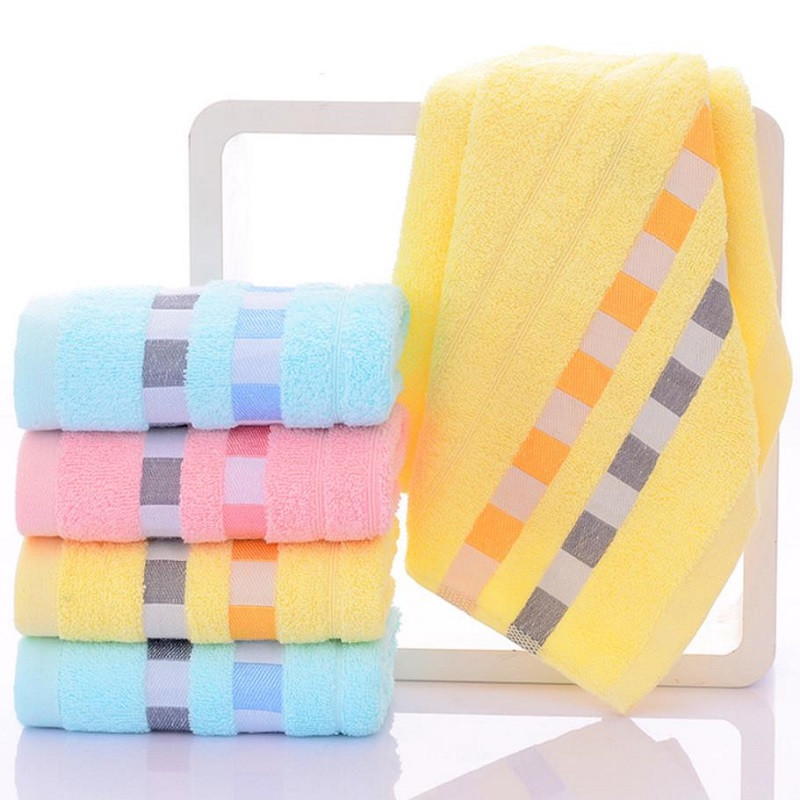 34*74 cm Vienspalviai veido rankšluosčiai suaugusiems Sugerianti medvilnė Minkšta vonios skalbimo servetėlė Buitinė Kelionių salė Vonios rankšluosčiai Dovana