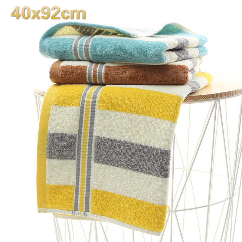 Bumbac culoare dungi lungi călătorii hotel hostel prosop portabil sală de gimnastică yoga alergare prosop mare plajă prosoape de baie cadou iubitori