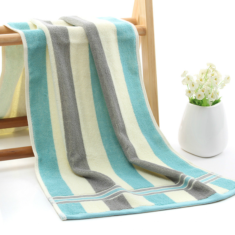 Bumbac culoare dungi lungi călătorii hotel hostel prosop portabil sală de gimnastică yoga alergare prosop mare plajă prosoape de baie cadou iubitori
