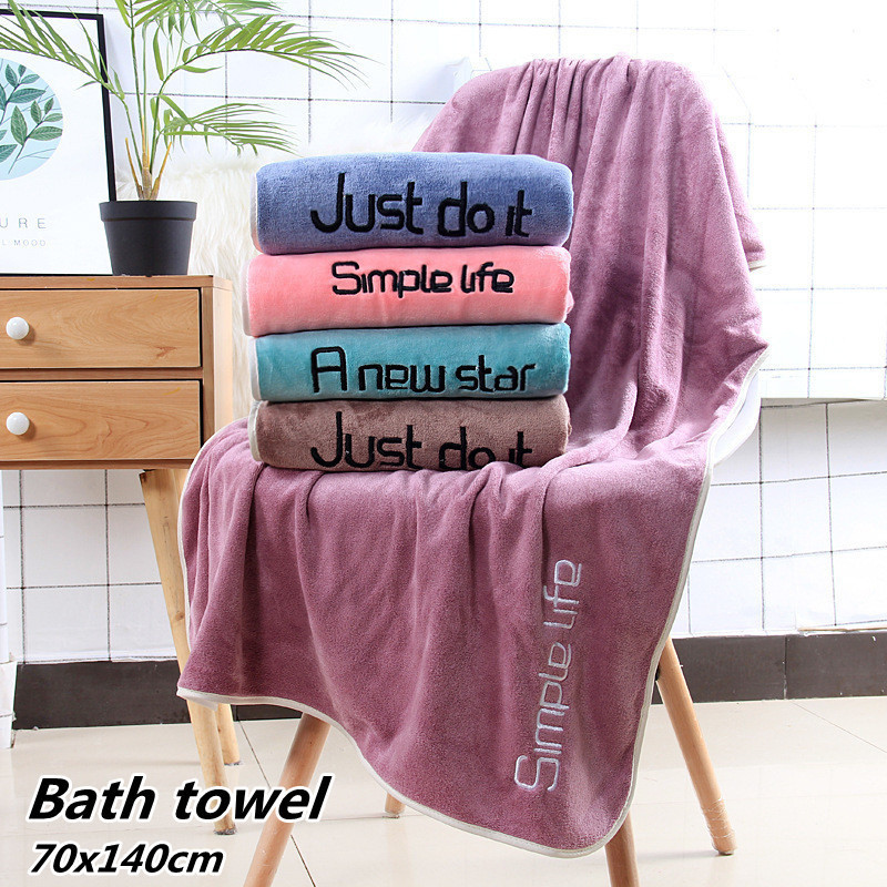Geriausias 70x140 cm vientisos spalvos mikropluošto storas sugeriantis vonios rankšluostis paplūdimio saulės vonioms plaukimo treniruoklių salė Tenisas sportas porai