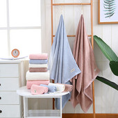 Bambuko pluošto natūralaus pelyno rankšluostis, minkštas vandenį sugeriantis didelis skalbimo rankšluostis