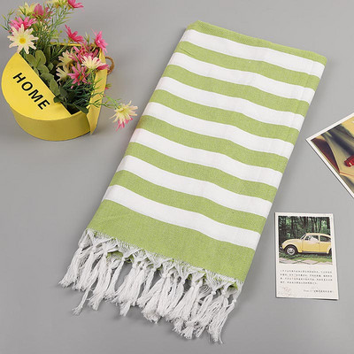 Prosop de plajă turcesc din bumbac pentru înot, spa, duș, ușor, portabil, super absorbant, pentru piscină, sală, picnic, 100 x 180 cm