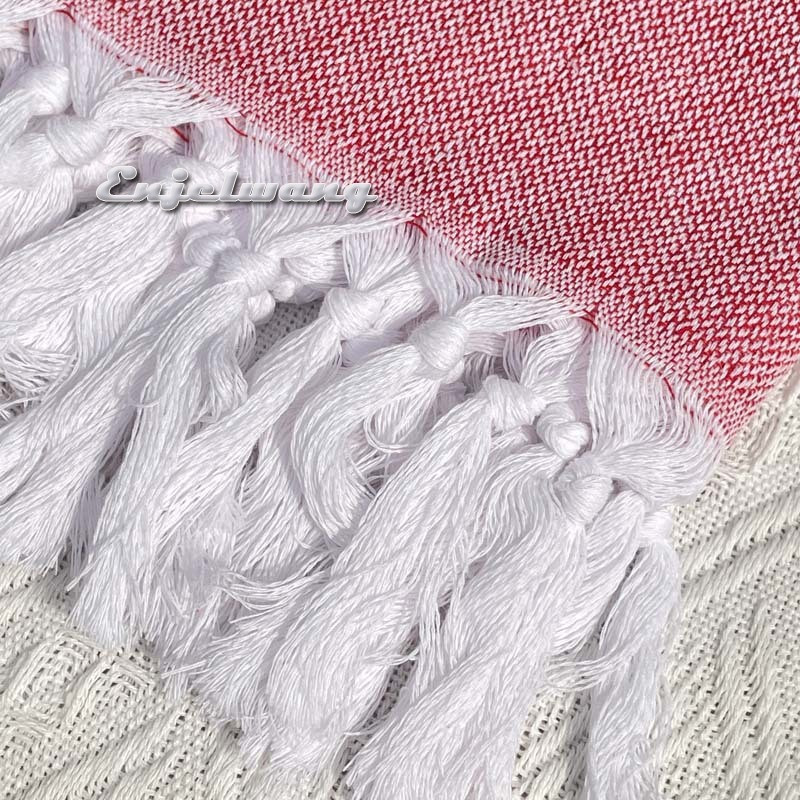 Prosop de plajă turcesc din bumbac pentru înot, spa, duș, ușor, portabil, super absorbant, pentru piscină, sală, picnic, 100 x 180 cm