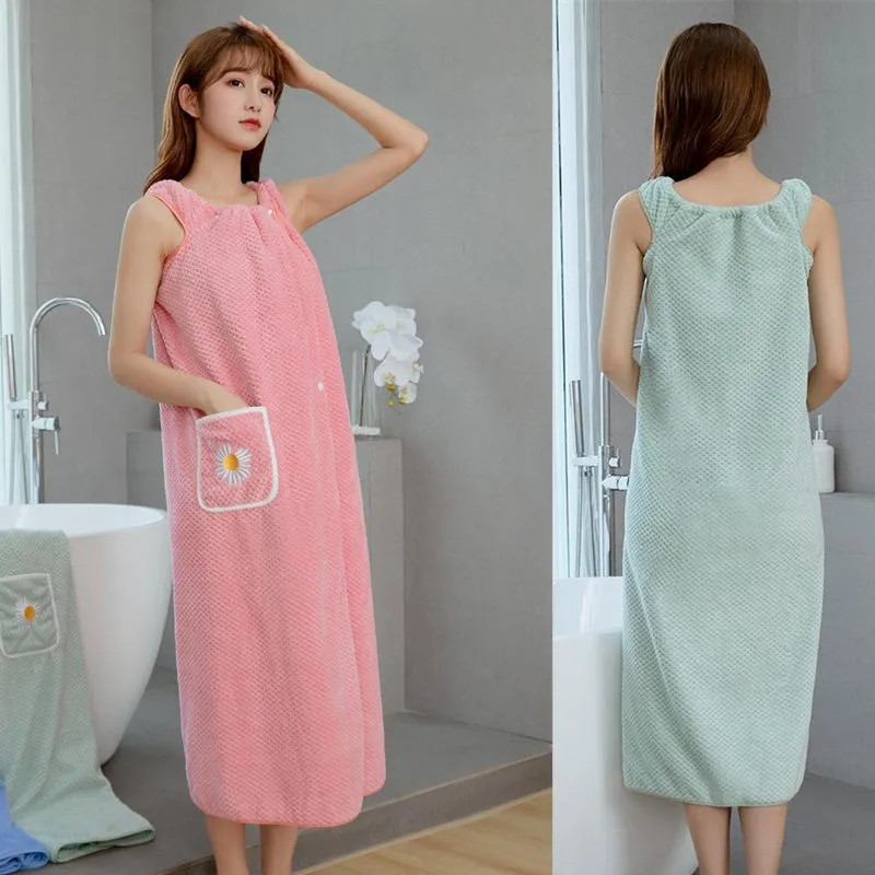 Didelio dydžio itin ilgas didelis vonios rankšluostis, pagamintas iš mikropluošto, nešiojamas minkštas chalatas moterims Miraculous Beach SPA vonios rankšluosčiai greitai džiūsta