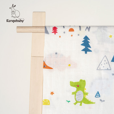 Pături de înfășat de muselină pentru bebeluși Kangobaby Prosop de baie pentru bebeluși 70% bambus + 30% bumbac Prosop de baie pentru nou-născut Pături de înfășat pentru bebeluși