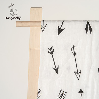 Pături de înfășat de muselină pentru bebeluși Kangobaby Prosop de baie pentru bebeluși 70% bambus + 30% bumbac Prosop de baie pentru nou-născut Pături de înfășat pentru bebeluși