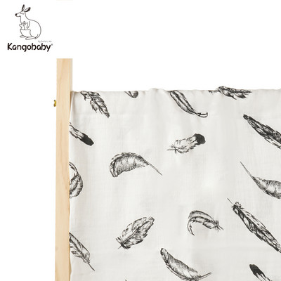 Pături de înfășat de muselină pentru bebeluși Kangobaby Prosop de baie pentru bebeluși 70% bambus + 30% bumbac Prosop de baie pentru nou-născut Pături de înfășat pentru bebeluși