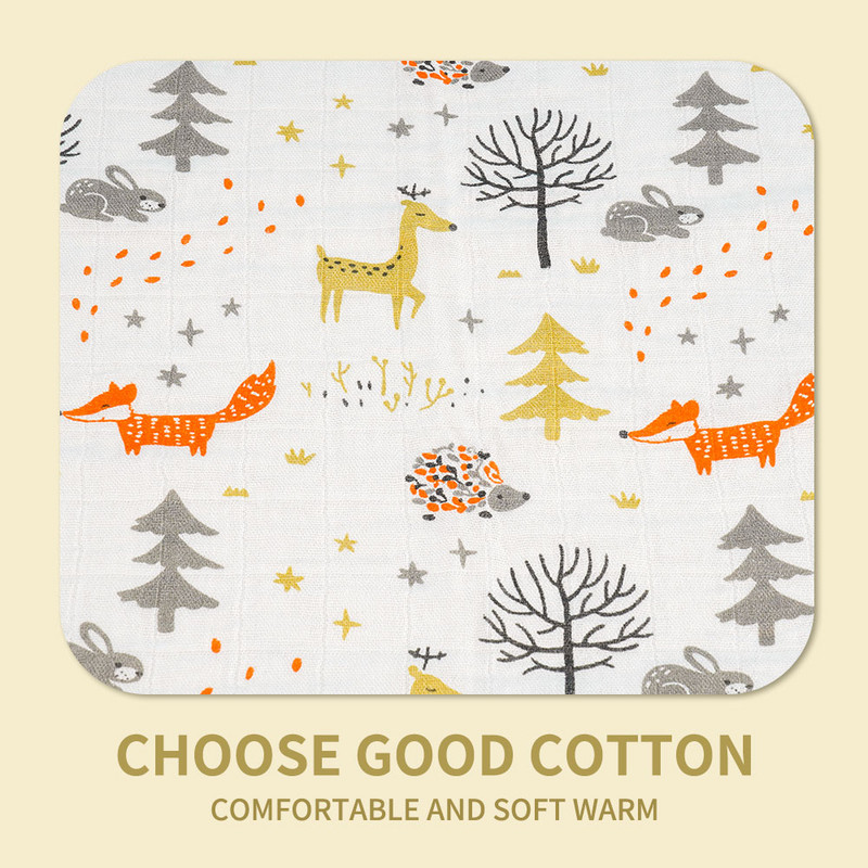 Pături de înfășat de muselină pentru bebeluși Kangobaby Prosop de baie pentru bebeluși 70% bambus + 30% bumbac Prosop de baie pentru nou-născut Pături de înfășat pentru bebeluși