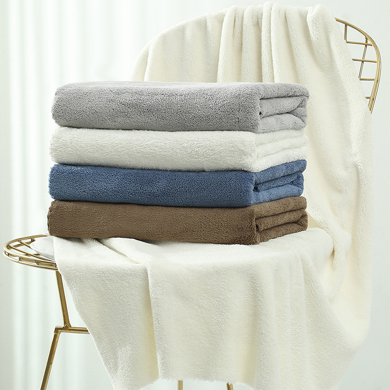 Szuper nedvszívó mikroszálas mosogatórongyok fürdőlepedő zuhany nedvszívó Superfine Fiber puha, kényelmes fürdőlepedő