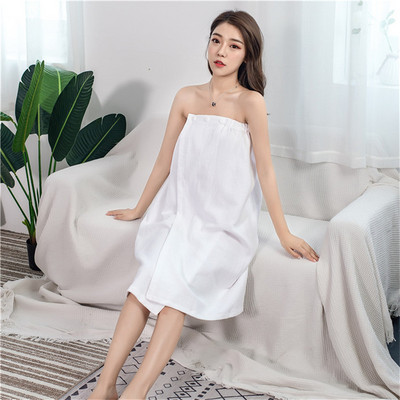 Nešiojami vafliniai medvilniniai rankšluosčiai vonios rankšluosčiai, sijonai, sijonai Namai Viešbutis vonia, suknelė, dušas, sauna, SPA, chalatas, baseinas, paplūdimio rankšluostis 140x80 cm