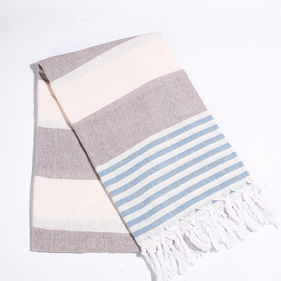 Prosop de baie turcesc foarte mare din bumbac, cu ciucuri, șal de camping, plajă, sală, piscină, eșarfă de iarnă pentru femei 100x180cm