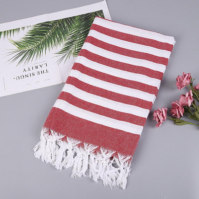 Prosop de baie turcesc foarte mare din bumbac, cu ciucuri, șal de camping, plajă, sală, piscină, eșarfă de iarnă pentru femei 100x180cm