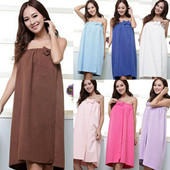 Naujos moterys greitai džiūstantis dėvimas rankšluostis dušas SPA įvyniojimas kūnui paplūdimio vonios chalatas chalatas minkštas sugeriantis mikropluoštas