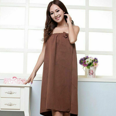 Naujos moterys greitai džiūstantis dėvimas rankšluostis dušas SPA įvyniojimas kūnui paplūdimio vonios chalatas chalatas minkštas sugeriantis mikropluoštas