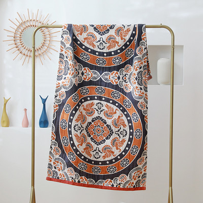 Petoslojni ručnik od pamučne gaze, muškarci, žene, djeca, djeca, kupaonski ručnik 80*160 sa crtanim životinjama i cvijećem za kupaonicu Besplatna dostava