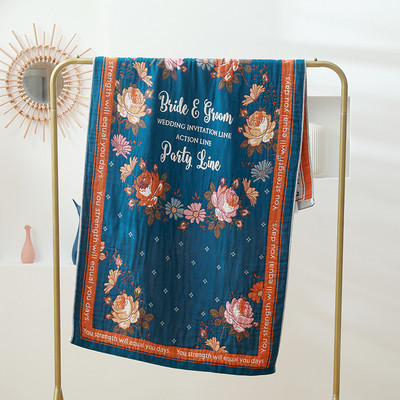 Petoslojni ručnik od pamučne gaze, muškarci, žene, djeca, djeca, kupaonski ručnik 80*160 sa crtanim životinjama i cvijećem za kupaonicu Besplatna dostava