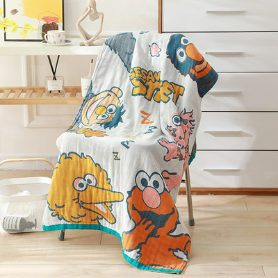 Petoslojni ručnik od pamučne gaze, muškarci, žene, djeca, djeca, kupaonski ručnik 80*160 sa crtanim životinjama i cvijećem za kupaonicu Besplatna dostava