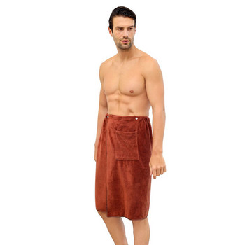 70*140 см мека мъжка кърпа за баня с джоб за плуване, плажна кърпа, одеяло, мъжки бързосъхнещи халати за баня Toalla De Playa