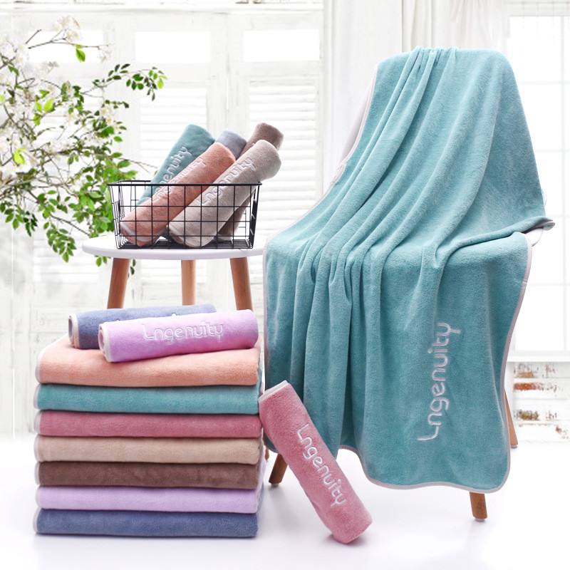 Lenjerie de pat moale pentru salon de înfrumusețare Halat de baie de plajă Absorbție de apă Uscare rapidă Hotel Sală de gimnastică Prosop mare de baie Decor pentru casă