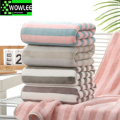 Didelis, sugeriantis greitai džiūstantis vonios rankšluosčių rinkinys Minkšti suaugusiųjų veido rankšluosčiai Vonios mikropluošto paplūdimio rankšluosčiai