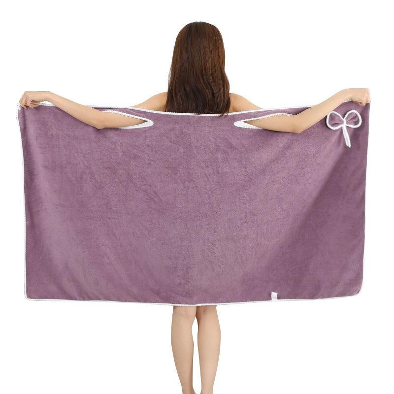 Buitiniai dėvimi chalatai Moteriški Mikropluošto minkšti ir nekenksmingi odai Sugeriantys rankšluosčiai Namų tekstilė Vonios kambario Saunos rankšluosčiai