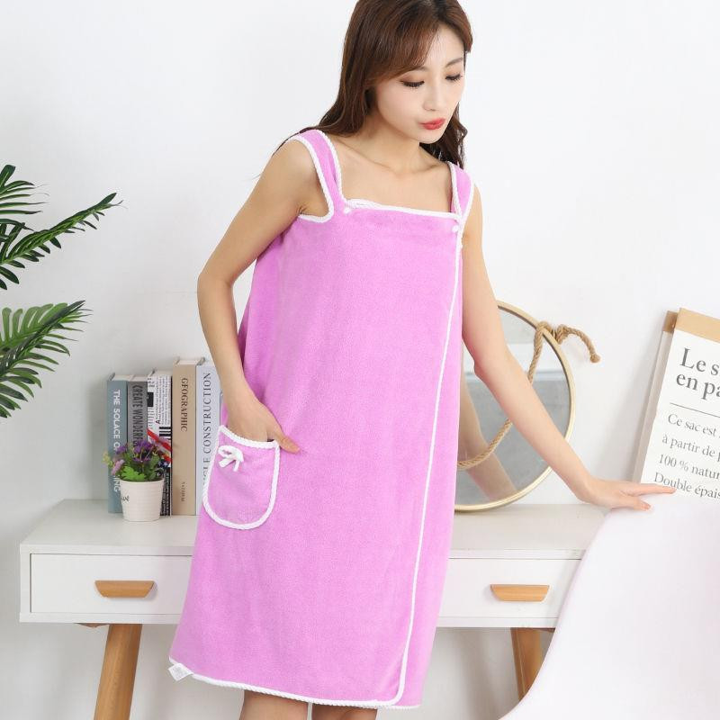 Buitiniai dėvimi chalatai Moteriški Mikropluošto minkšti ir nekenksmingi odai Sugeriantys rankšluosčiai Namų tekstilė Vonios kambario Saunos rankšluosčiai