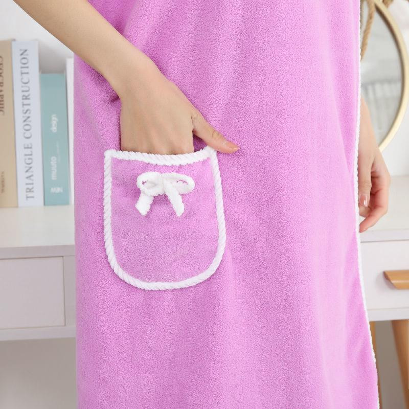 Buitiniai dėvimi chalatai Moteriški Mikropluošto minkšti ir nekenksmingi odai Sugeriantys rankšluosčiai Namų tekstilė Vonios kambario Saunos rankšluosčiai