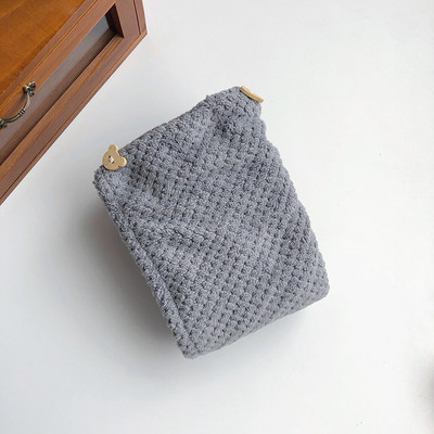 Magic mikropluošto dušo kepurė Ananasų tinklelis rankšluosčių kepuraitės Sausų plaukų kepuraitės Greitai džiūstančios Minkštos panelei Turbano galvai