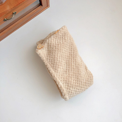 Magic mikropluošto dušo kepurė Ananasų tinklelis rankšluosčių kepuraitės Sausų plaukų kepuraitės Greitai džiūstančios Minkštos panelei Turbano galvai