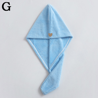 Moteriška plaukų džiovinimo kepurė Greitai džiūstanti plaukų rankšluosčių kepurė Kepurė vonios kepurė Mikropluošto kietas rankšluosčių dangtelis Super Absorption turbanas plaukų džiovinimo kepuraitė