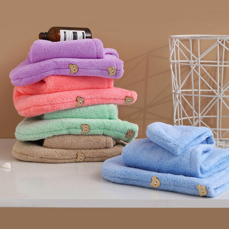 Moteriška plaukų džiovinimo kepurė Greitai džiūstanti plaukų rankšluosčių kepurė Kepurė vonios kepurė Mikropluošto kietas rankšluosčių dangtelis Super Absorption turbanas plaukų džiovinimo kepuraitė