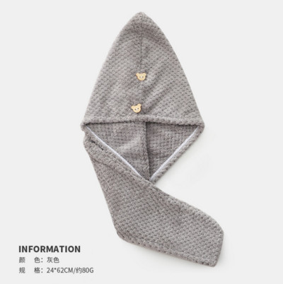 Ručnici za kosu od mikrovlakana Omotač za žene Kovrčava kosa Spa turban Ručnik za brzo sušenje kose Kapa za tuširanje Brzosušivi ručnik za glavu