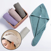 Prosop miraculos din microfibră pentru uscarea părului, ultra absorbant, comoditate, cu uscare rapidă, turban de păr, prosop de păr, pentru femei, păr umed Vc