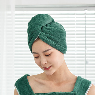 Prosop de păr moale din microfibră pentru fete, super absorbant, cu uscare rapidă, șapcă de duș magică pentru femei, pentru baie, turban de păr, înveliș cu cap răsucit