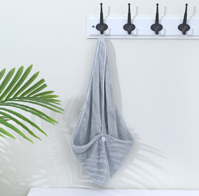 Prosop femeie adulți baie absorbant cu uscare rapidă prosop de păr pentru baie duș mai groasă șapcă de păr lung și ondulat microfibră șurub cap uscat