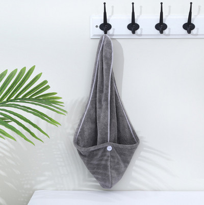 Prosop femeie adulți baie absorbant cu uscare rapidă prosop de păr pentru baie duș mai groasă șapcă de păr lung și ondulat microfibră șurub cap uscat