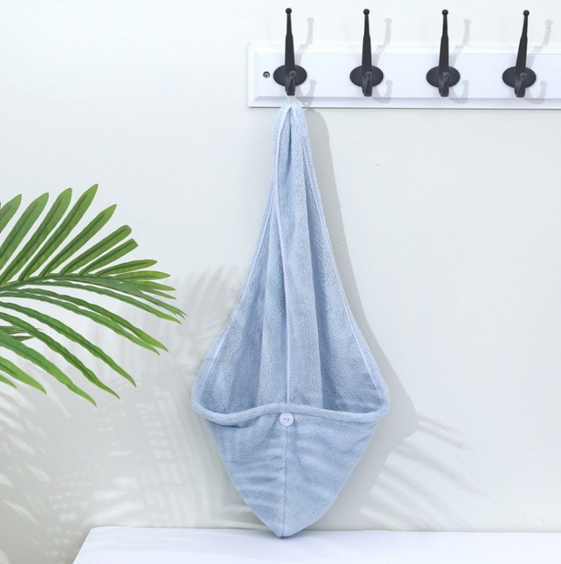 Prosop femeie adulți baie absorbant cu uscare rapidă prosop de păr pentru baie duș mai groasă șapcă de păr lung și ondulat microfibră șurub cap uscat