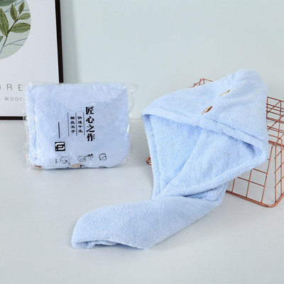 Moteriški mergaičių rankšluosčiai Vonios kambario mikropluošto rankšluosčiai greitai džiūstantys plaukų rankšluosčiai Magic dušo kepuraitė Turbano galvos apvyniojimas