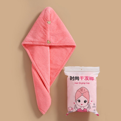 Căciulă de uscare a părului pentru femei Căciulă de prosop de păr cu uscare rapidă Căciulă de baie Căciulă de prosop solidă din microfibră Turban cu absorbție superioară Căciulă de uscat pentru păr