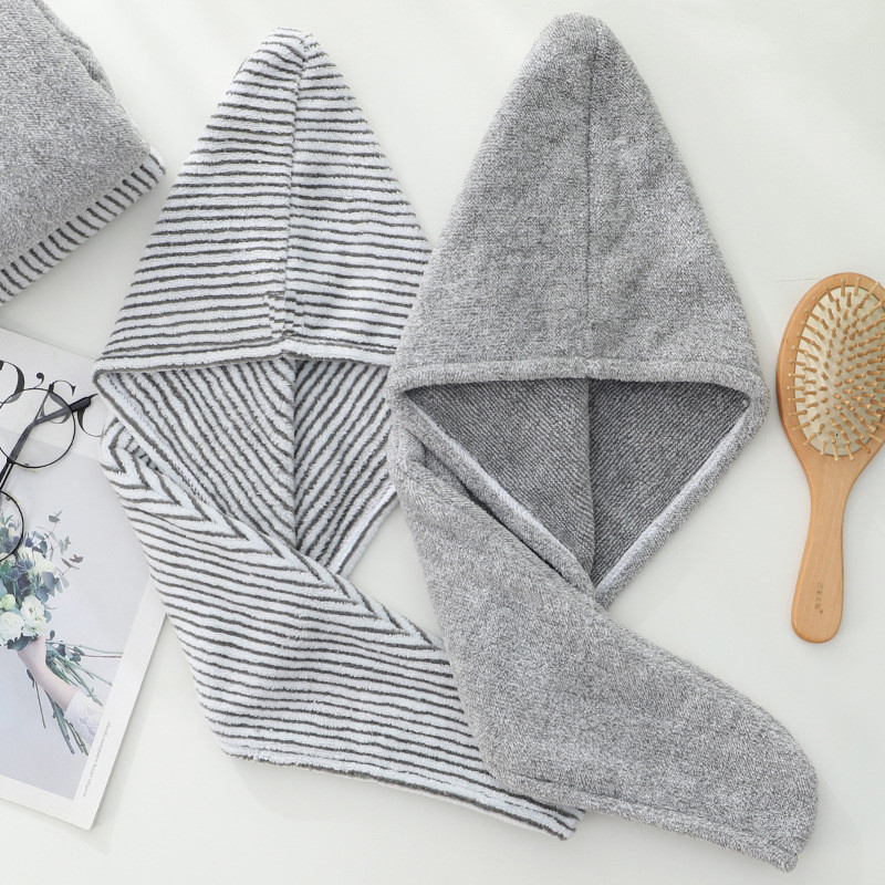 Bambuko anglies pluošto rankšluosčiai plaukams koralų vilnos sausiems plaukams Greitai džiūstantys plaukų rankšluosčiai plaukams džiovinti Moterų mergaičių vonios kambarys