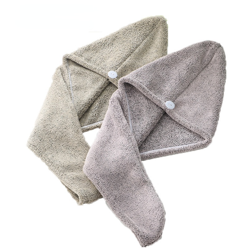 Bambuko anglies pluošto rankšluosčiai plaukams koralų vilnos sausiems plaukams Greitai džiūstantys plaukų rankšluosčiai plaukams džiovinti Moterų mergaičių vonios kambarys