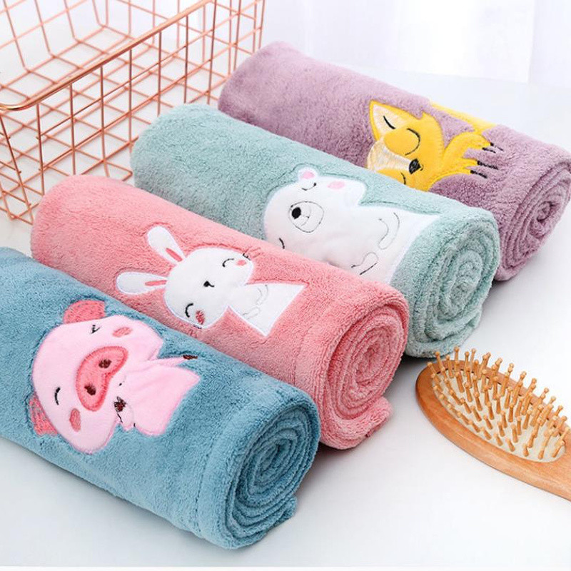 Femei Fata Prosoape baie Prosop din microfibră Prosop de păr cu uscare rapidă Cască de duș magică Turban pentru femeie