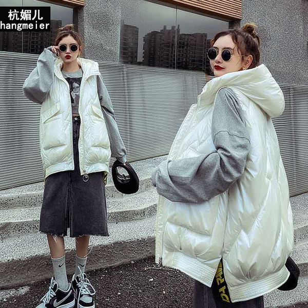 Ženski jesensko-zimski prsluk srednje dužine