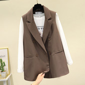 Két színben zsebes női mellény