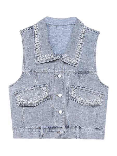 Vesta de dama cu perle