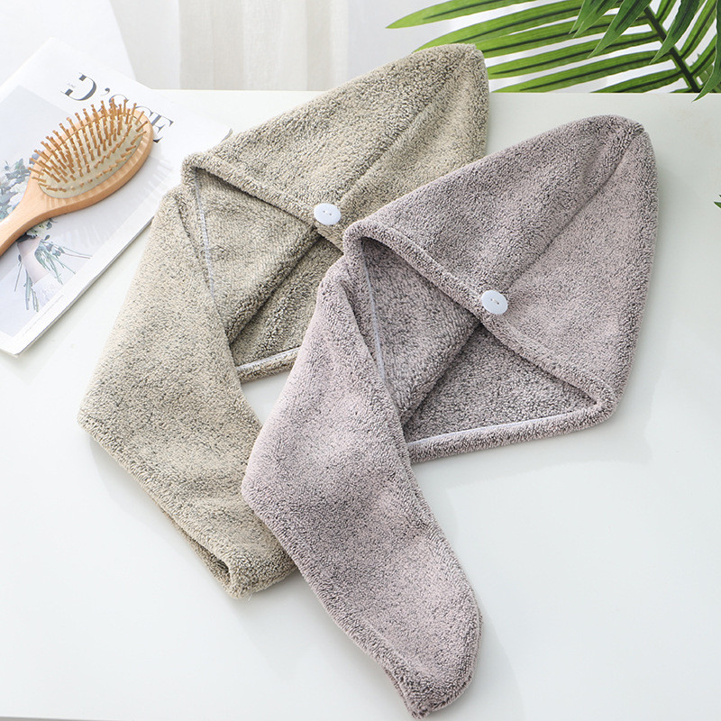 Moteriškas bambuko anglies pluošto plaukų džiovinimo rankšluostis, kepurė, dušo galvutė, turbanas, greitai išdžiūsta plaukų kepurė, skirta moterų vonios kambariui 25x65 cm